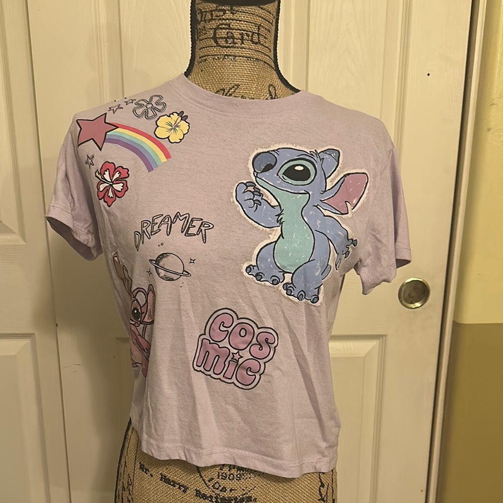 Stitch Kids Graphic T-Shirt - Purple